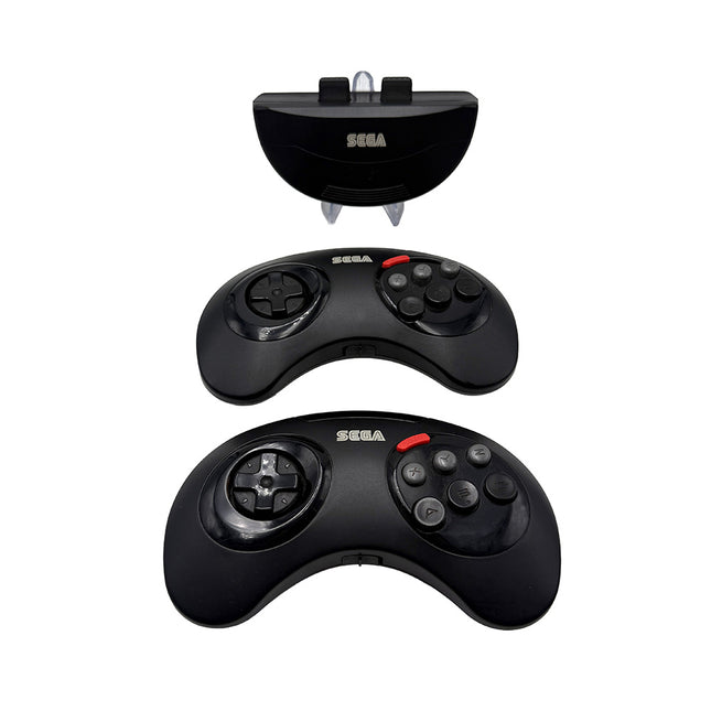 2 Manettes Megadrive Infra Red Control Pad (MK-1648-50) + Recepteur (RARE)