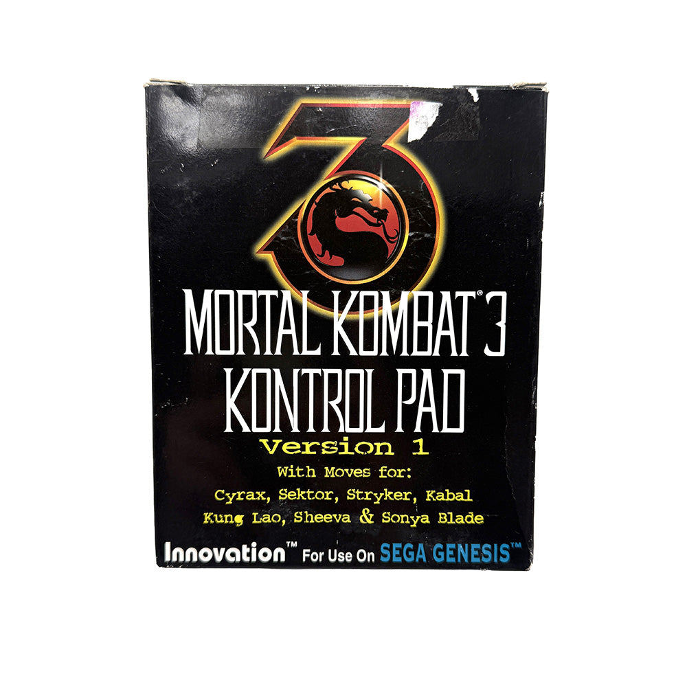 Mortal Kombat 3 Kontrol Pad (Version 1) Innovation Sega Genesis