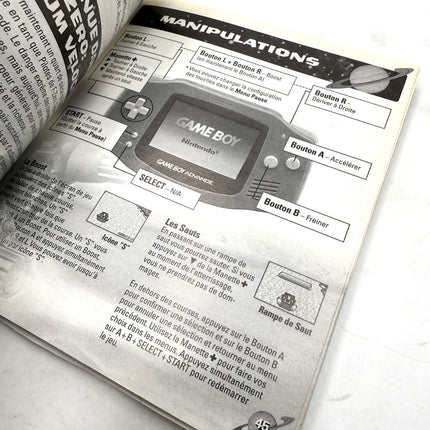Notice F-Zero Maximum Velocity Nintendo Game Boy Advance