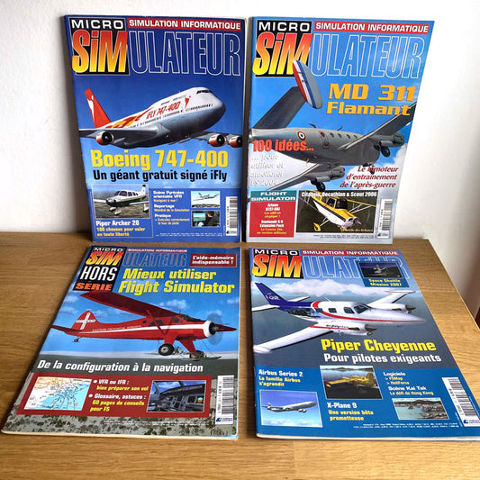 Lot de 4 magazines Micro Simulateur