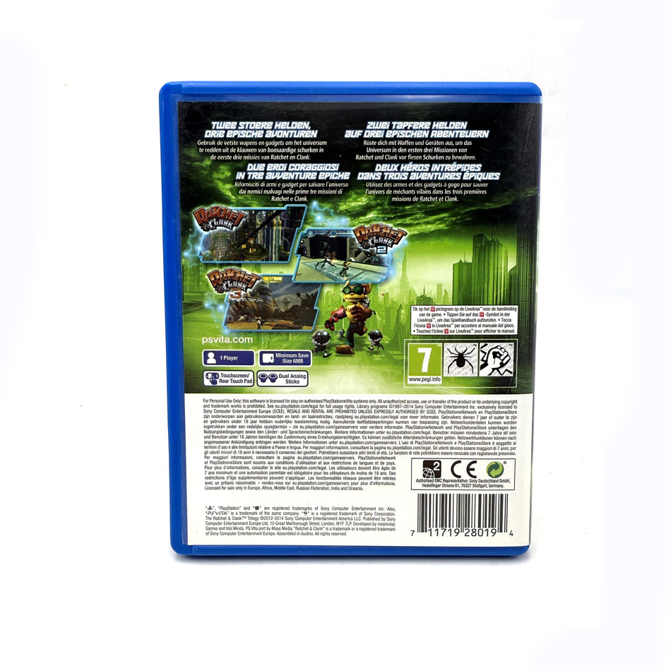 The Ratchet & Clank Trilogy Playstation Vita – Retromania