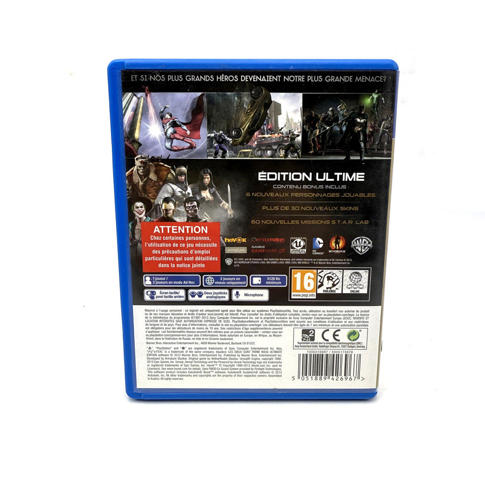 Injustice Les Dieux Sont Parmi Nous Playstation Vita (Ultimate Edition)