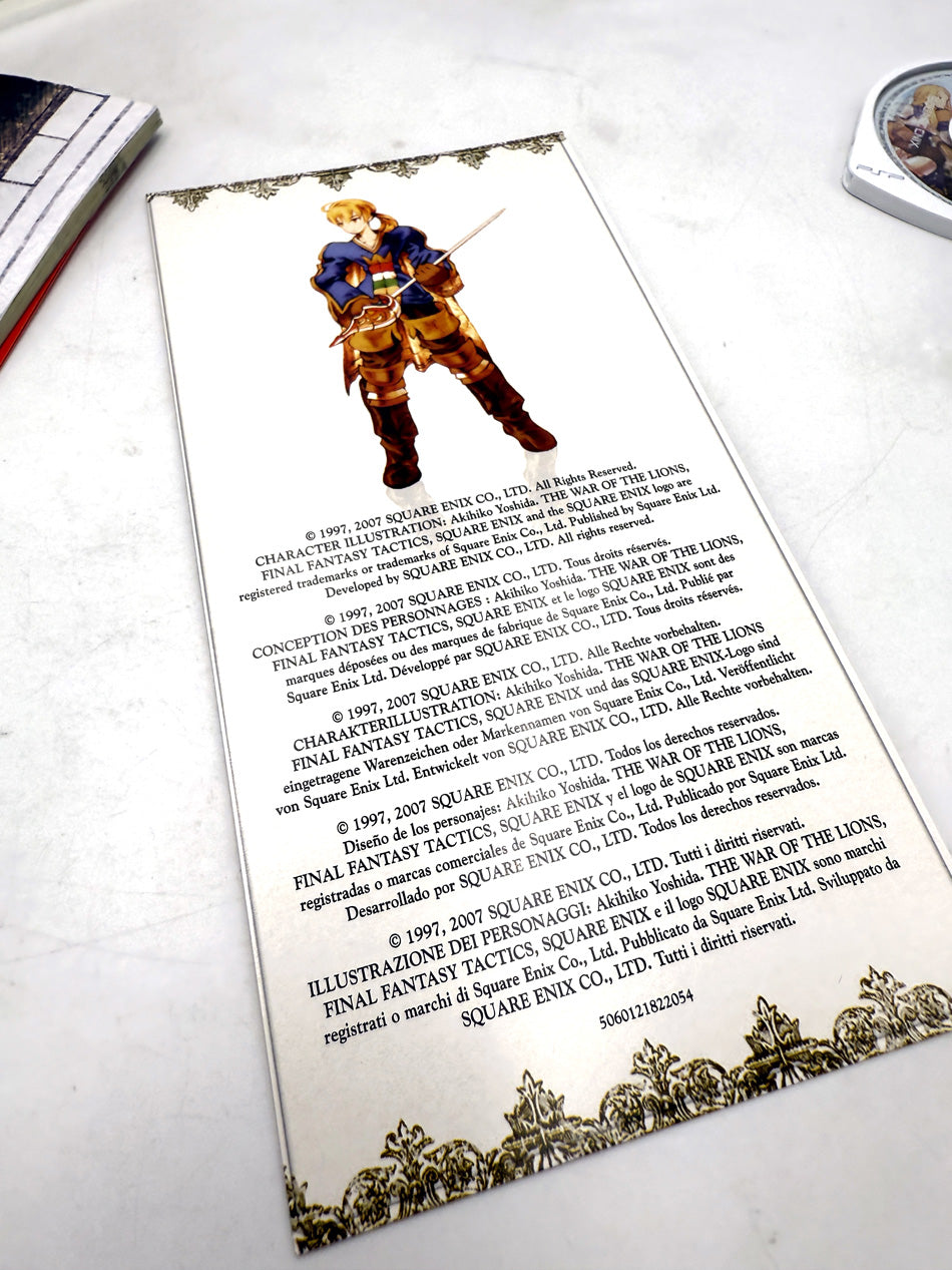 Final Fantasy Tactics The War Of The Lions Playstation PSP