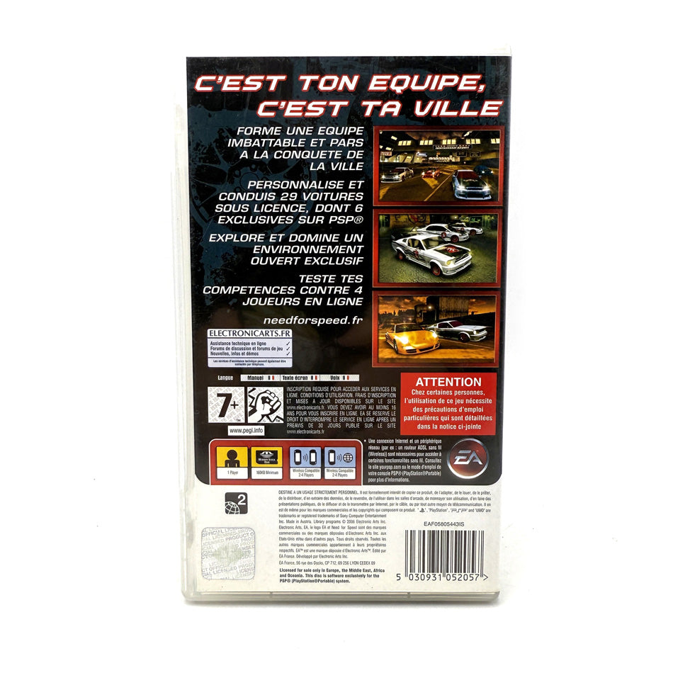 Need For Speed Carbon Own The City Playstation PSP