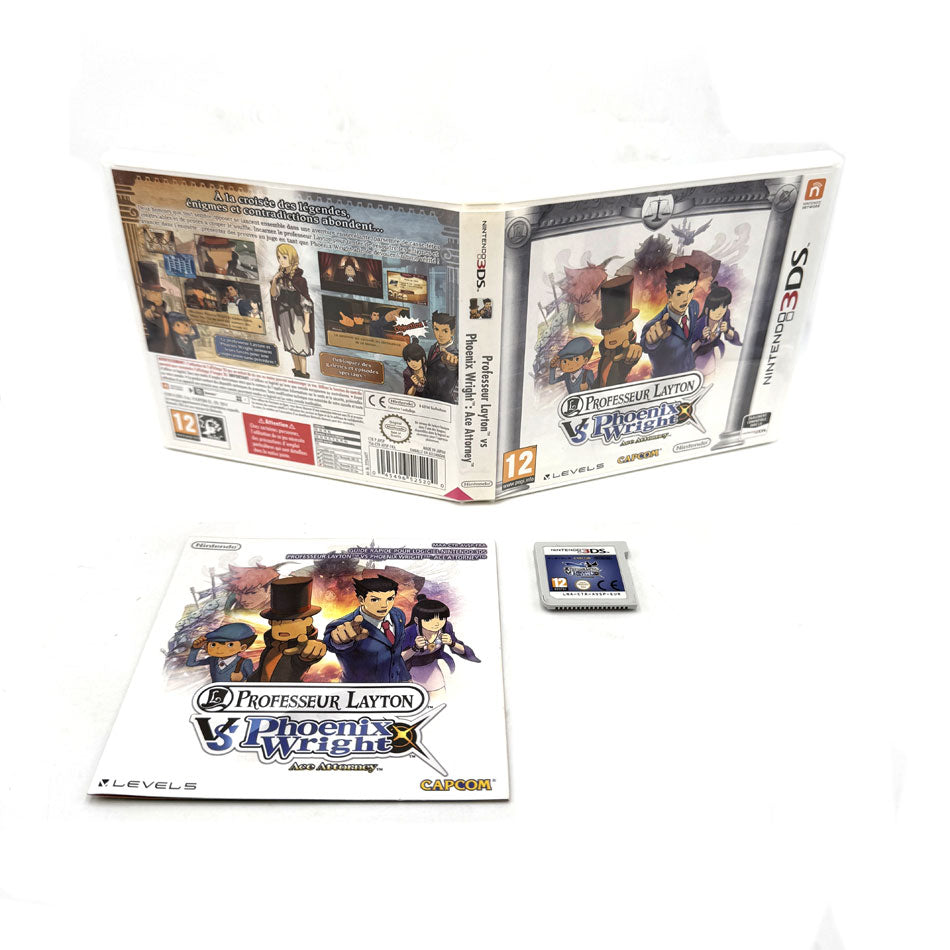 Professeur Layton VS Phoenix Wright Ace Attorney Nintendo 3DS