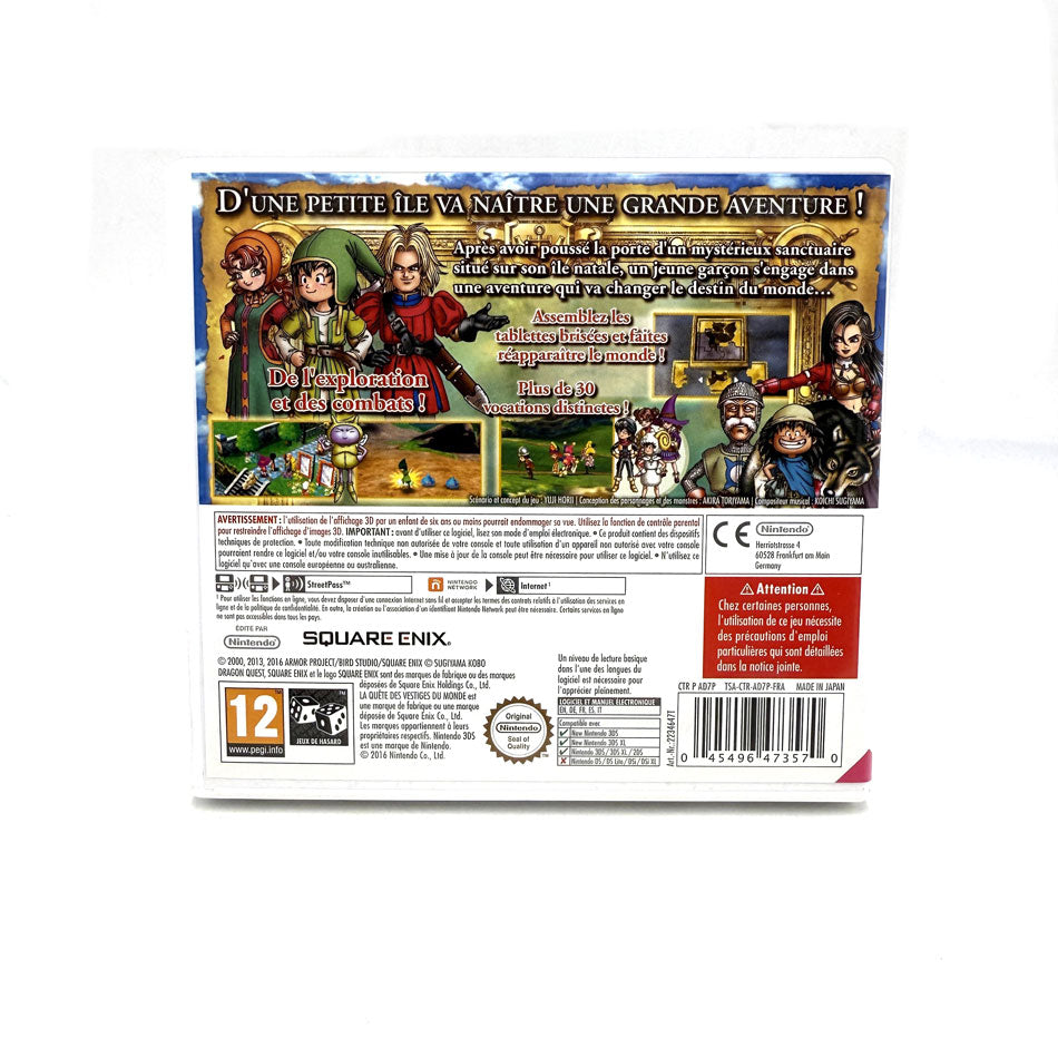 Dragon Quest VII La Quête des Vestiges du Monde Nintendo 3DS