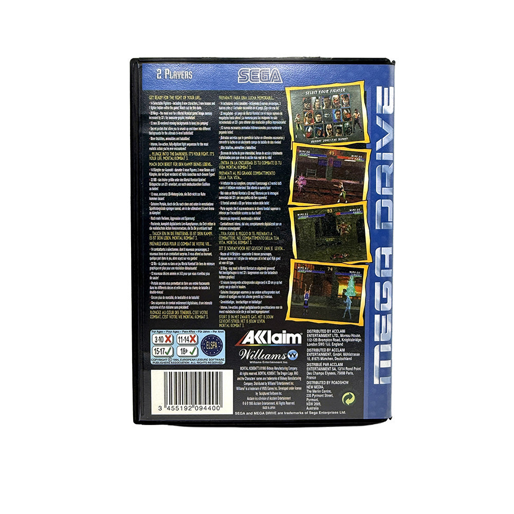Mortal Kombat 3 Sega Megadrive