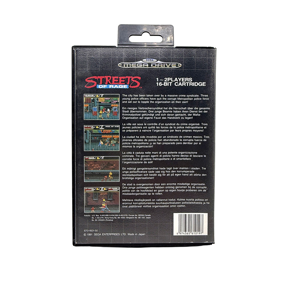 Streets Of Rage Sega Megadrive