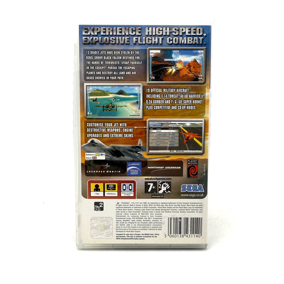 After Burner Black Falcon Playstation PSP