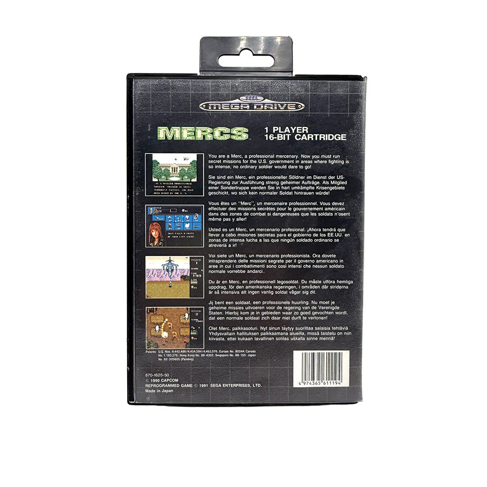 Mercs Sega Megadrive
