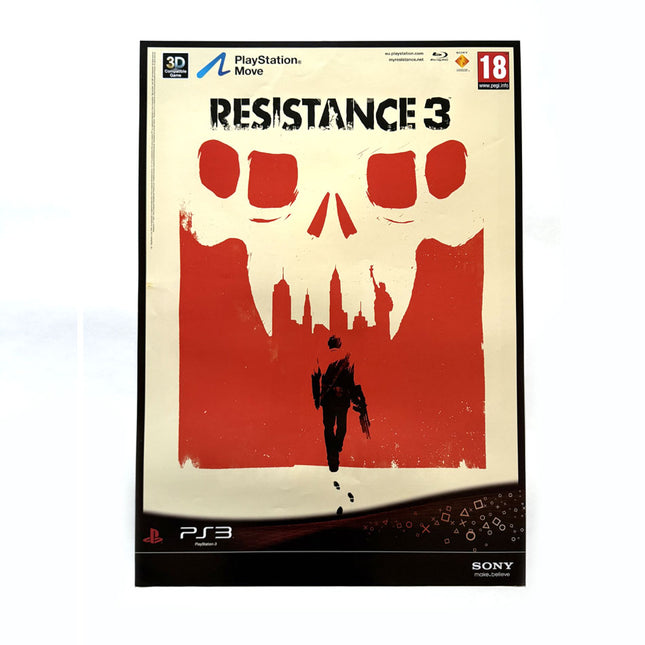 Poster publicitaire Resistance 3 Playstation 3