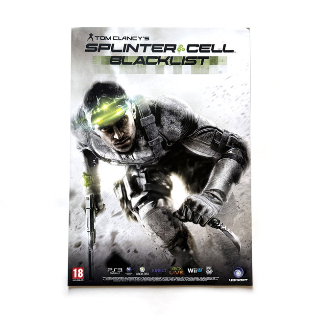 Poster publicitaire officielle Tom Clancy's Splinter Cell Blacklist