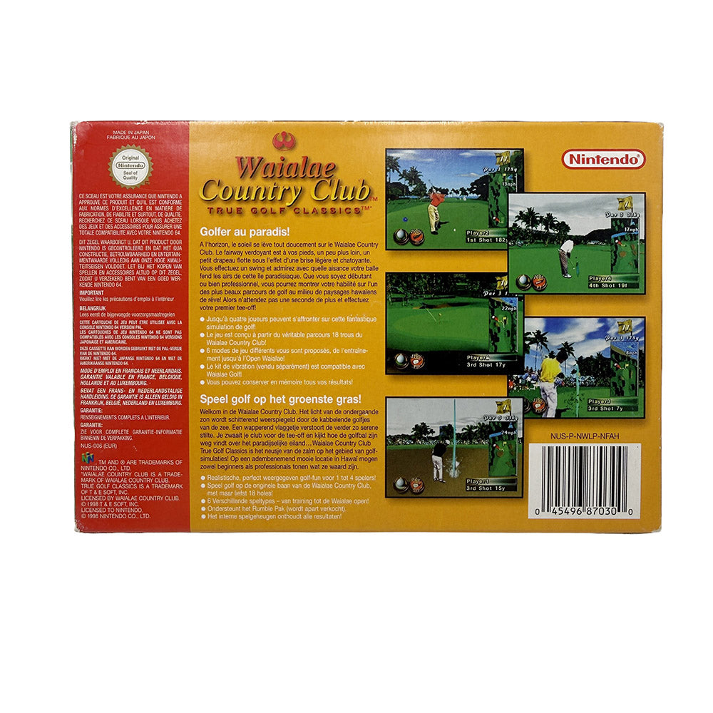 Waialae Country Club True Golf Classics Nintendo 64