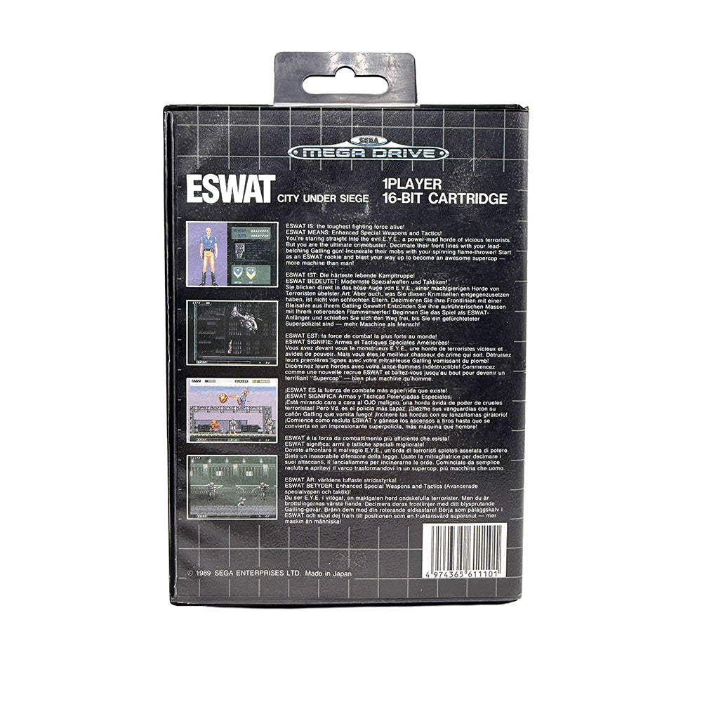 ESWAT City Under Siege Sega Megadrive