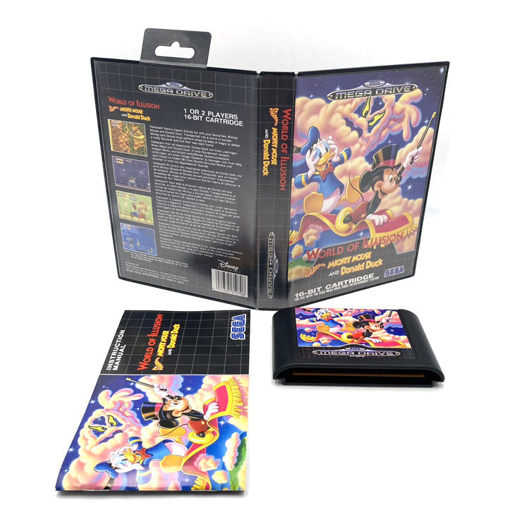 World Of Illusion Starring Mickey Mouse and Donald Duck Sega Megadrive