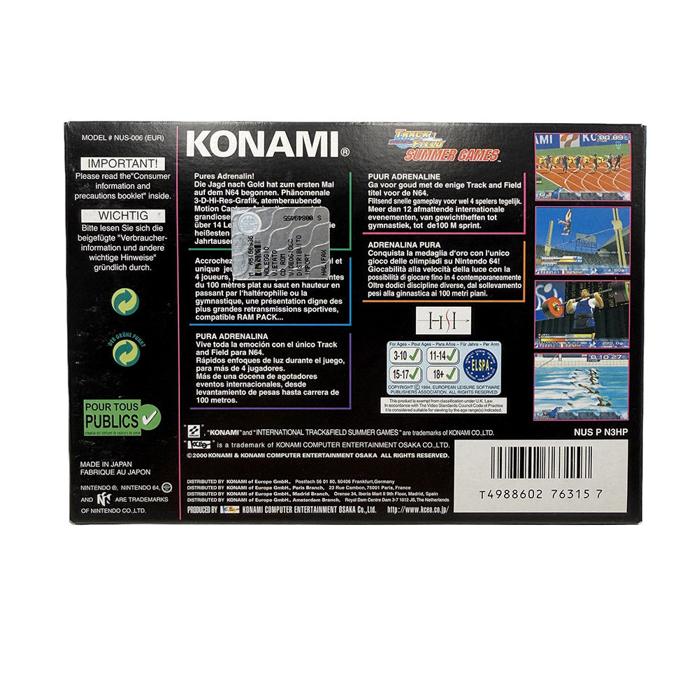 International Track & Field Summer Games Nintendo 64