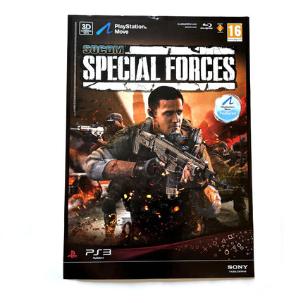 Poster publicitaire Socom Special Forces Playstation 3 (A1)