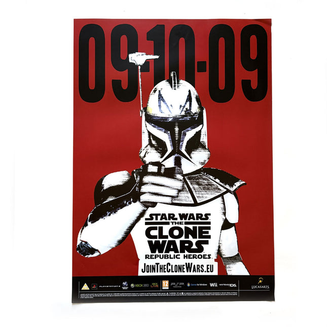 Poster publicitaire Star Wars The Clone Wars Republic Heroes (A1)