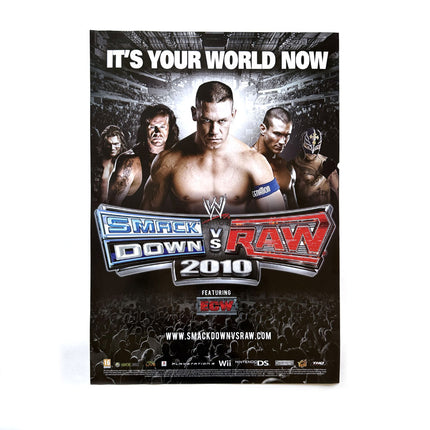 Advertising poster Smack Down VS Raw 2010