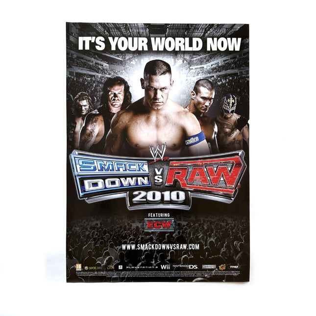Poster publicitaire Smack Down VS Raw 2010