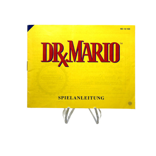 Notice Dr. Mario Nintendo NES