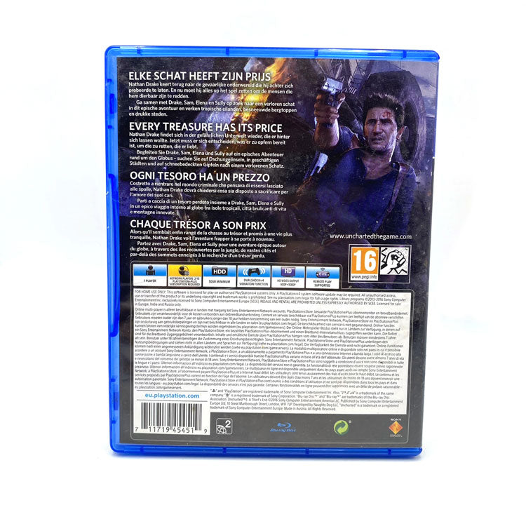 Uncharted 4 A Thief's End Playstation 4