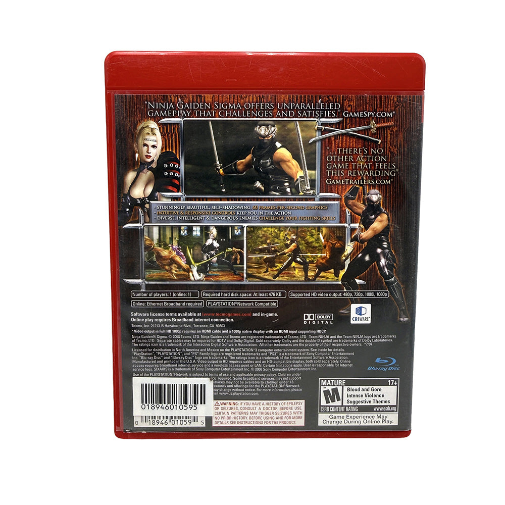 Ninja Gaiden Sigma Playstation 3 (Greatest Hits)