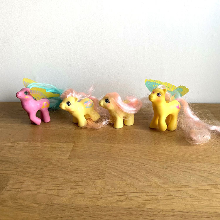 Lot de 4 figurines My Little Pony G1 (1987-88) Hasbro