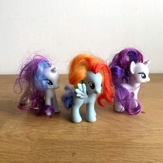 Lot de 3 figurines My Little Pony G4 2010 Hasbro