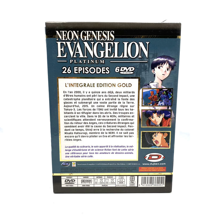 Coffret DVD Neon Genesis Evangelion Platinum L'Intégrale Edition Gold