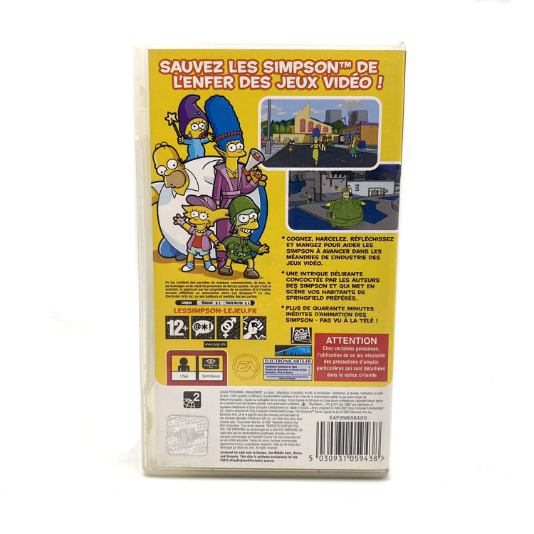 The Simpsons The Playstation PSP Game Retromania