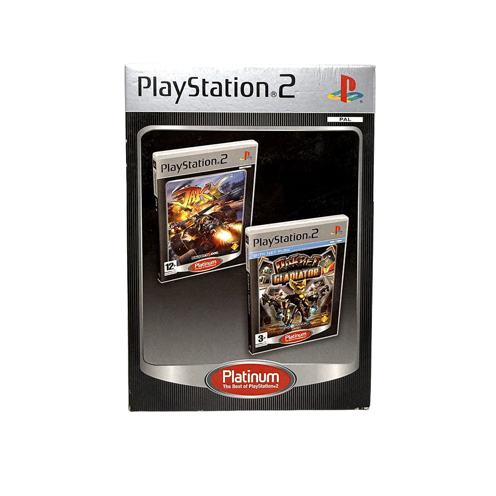 Double Pack Jak X / Ratchet Gladiator PlayStation 2 Platinum (Twinpack)