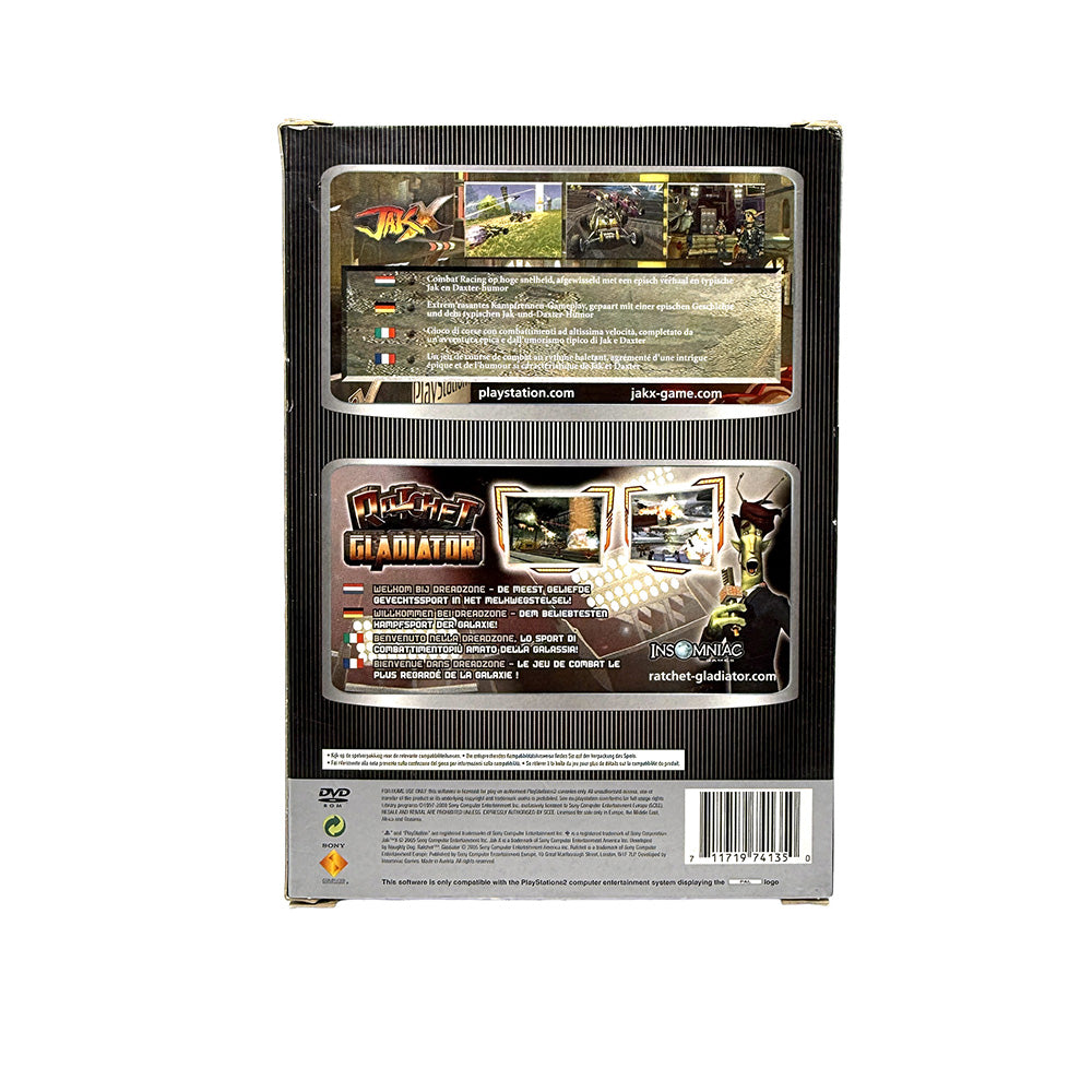 Double Pack Jak X / Ratchet Gladiator PlayStation 2 Platinum (Twinpack)