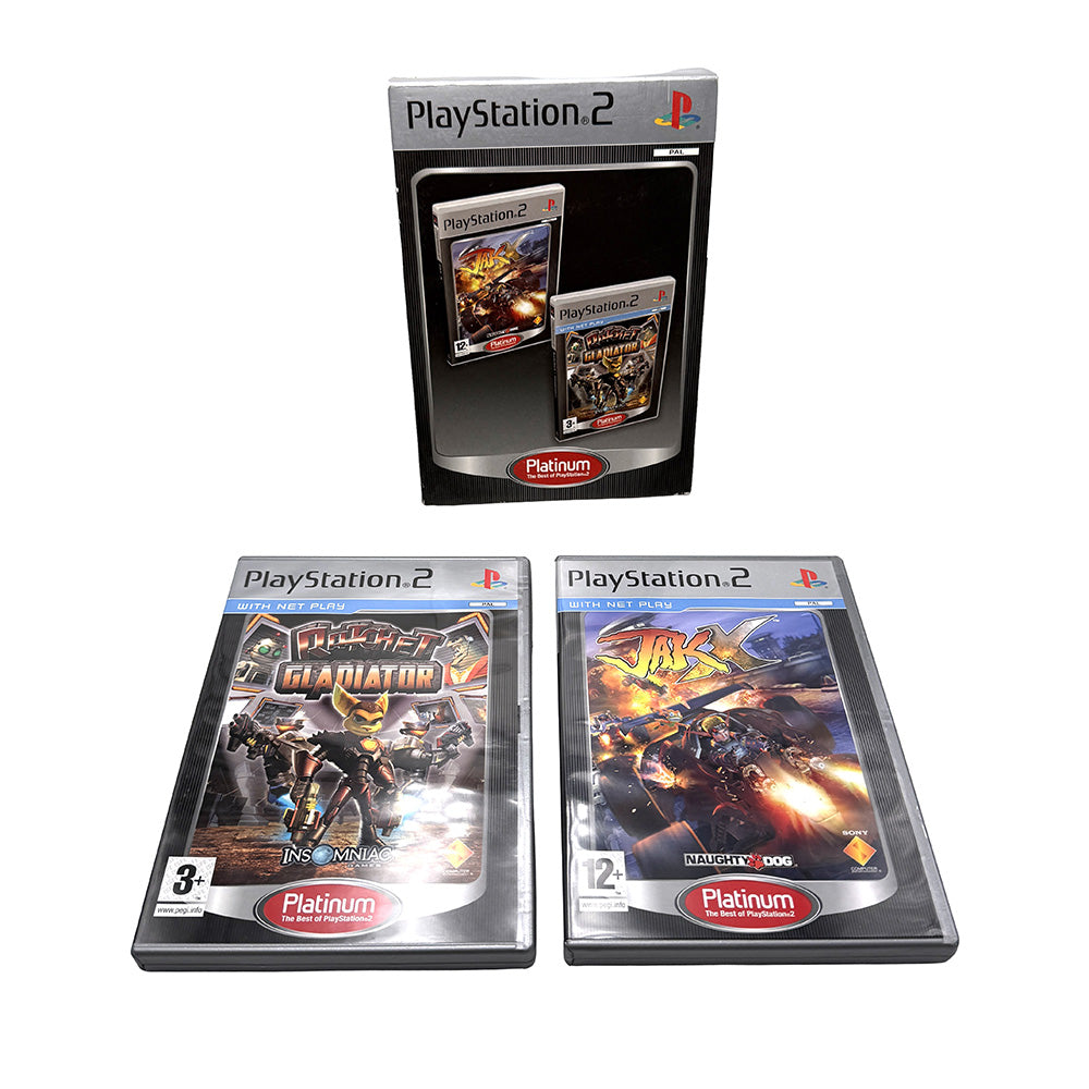 Double Pack Jak X / Ratchet Gladiator PlayStation 2 Platinum (Twinpack)