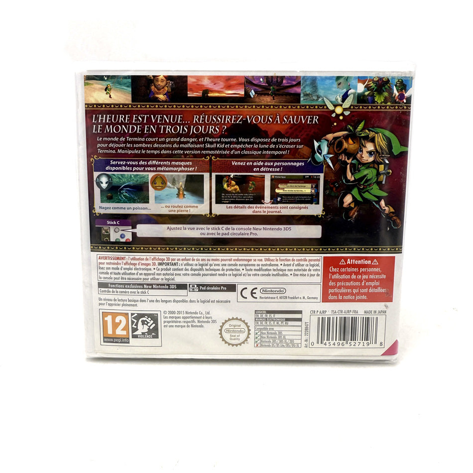 The Legend Of Zelda Majora's Mask Nintendo 3DS