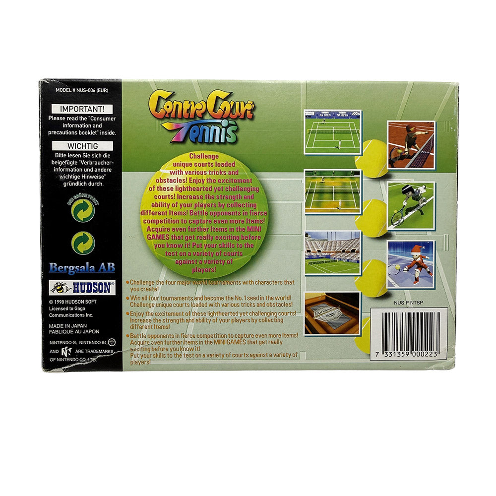 Centre Court Tennis Nintendo 64
