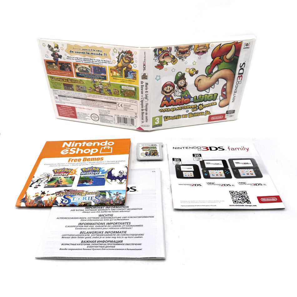 Mario & Luigi Voyage au Centre de Bowser + L'Épopée de Bowser Jr. Nintendo 3DS
