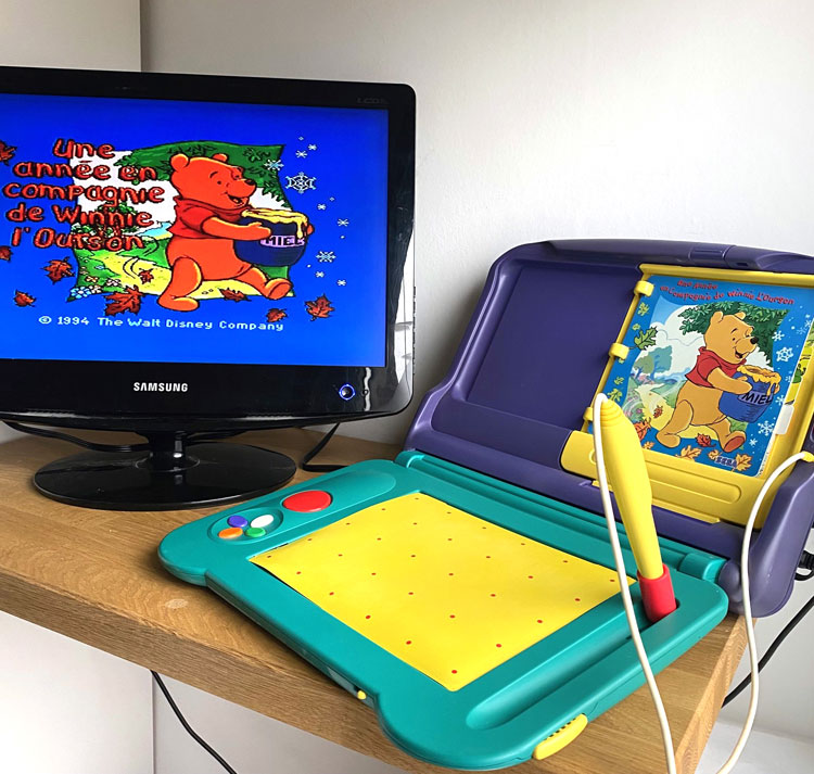 Console Sega Pico avec jeu Winnie l'Ourson