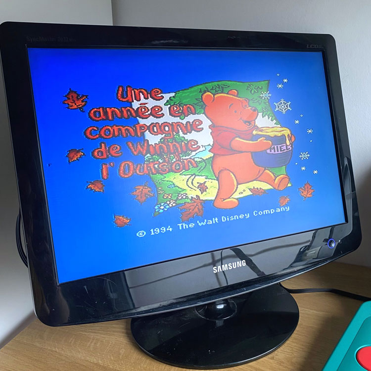 Console Sega Pico avec jeu Winnie l'Ourson