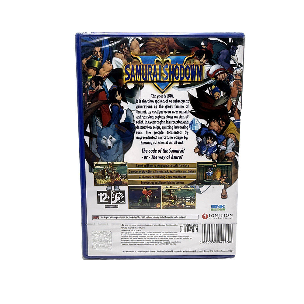 Samurai Shodown V Playstation 2 (Neuf sous blister) - RARE