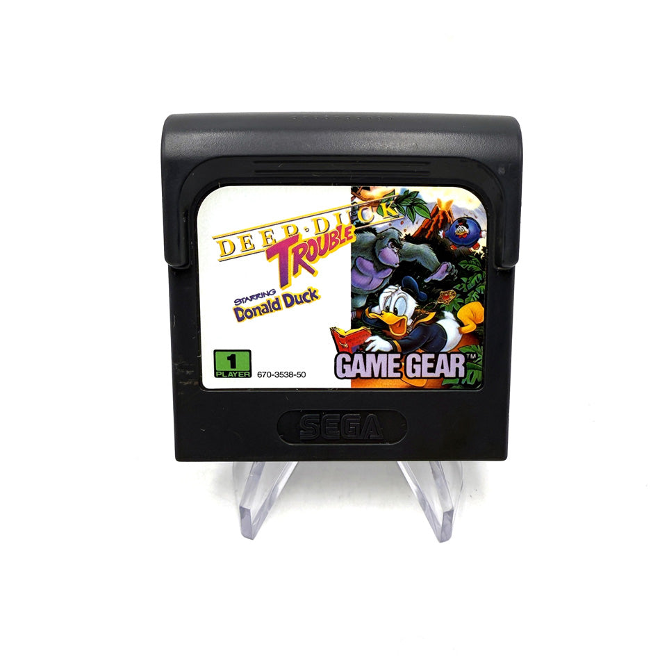 Deep Duck Trouble Starring Donald Duck Sega Game Gear