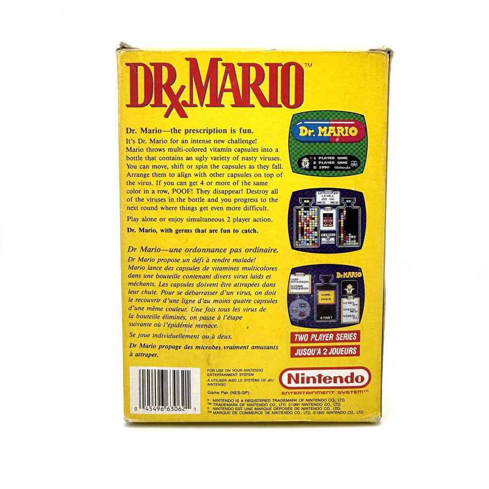 Dr Mario Nintendo NES