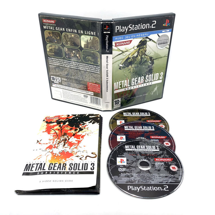 Metal Gear Solid 3 Subsistence Playstation 2