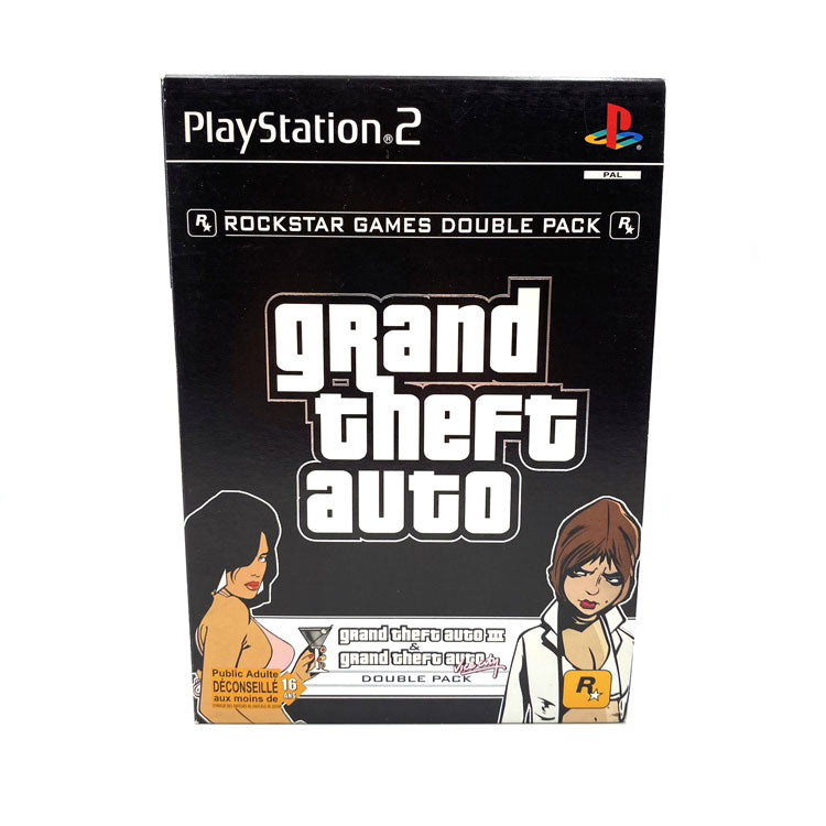 Grand Theft Auto Rockstar Games Double Pack Playstation 2