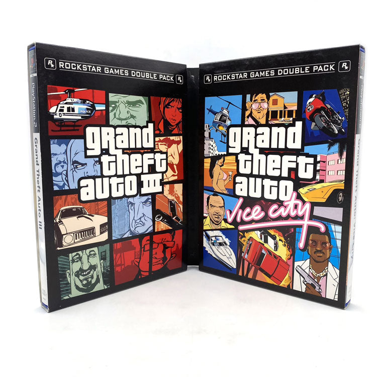 Grand Theft Auto Rockstar Games Double Pack Playstation 2