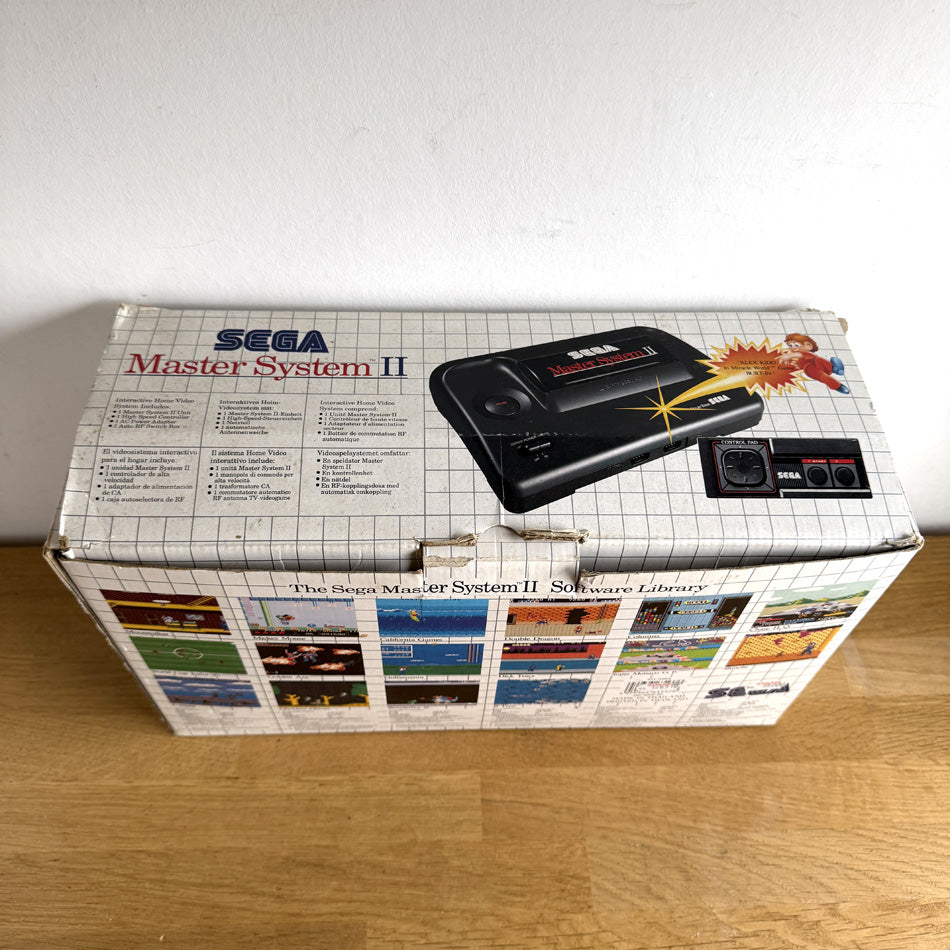 CONSOLE SEGA MASTER system 2 II en boite complète avec cales pack alex kidd EUR EUR 169,00 - FR CONSOLE SEGA MASTER system 2 II en boite complète avec cales pack alex kidd EUR EUR 169,00 - FR