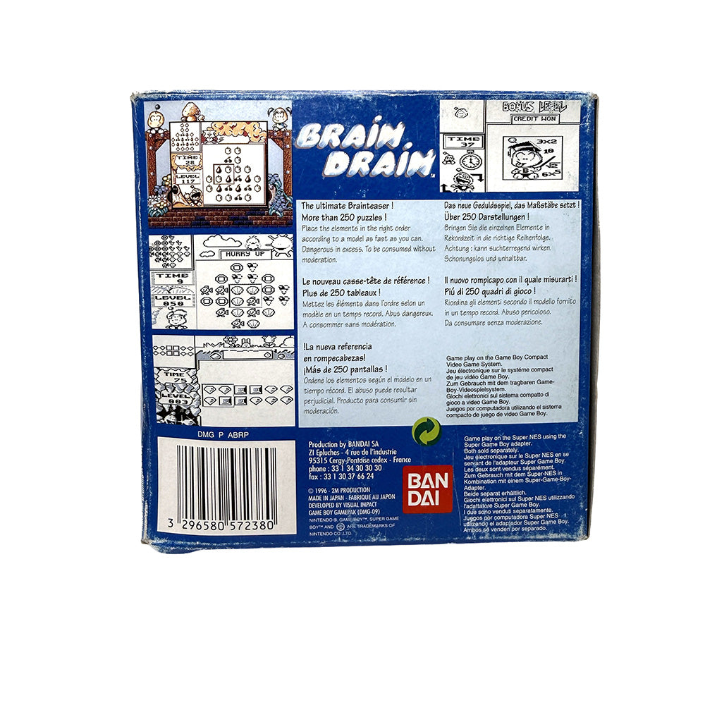 Brain Drain Nintendo Game Boy