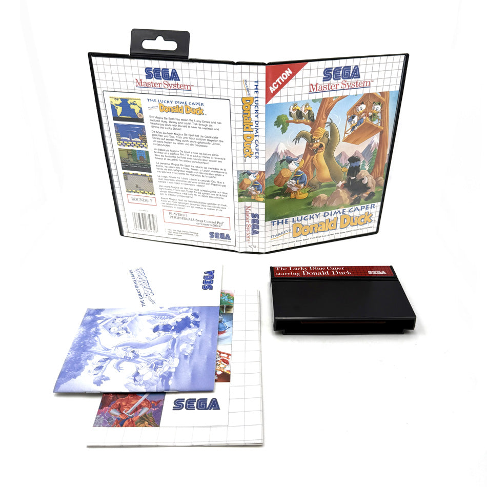 The Lucky Dime Caper Starring Donald Duck Sega Master System