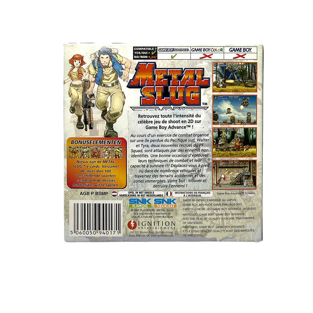 Metal Slug Advance Nintendo Game Boy Advance