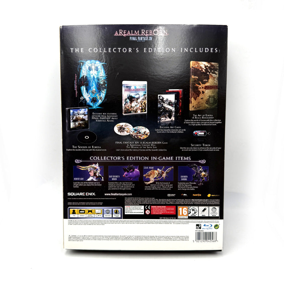 Final Fantasy XIV Online A Realm Reborn Playstation 3 Collector's Edition 